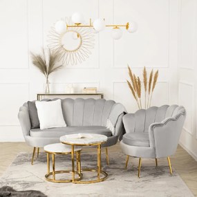 PROXIMA.store - Elegantná pohovka Zendaya FARBA: sivá