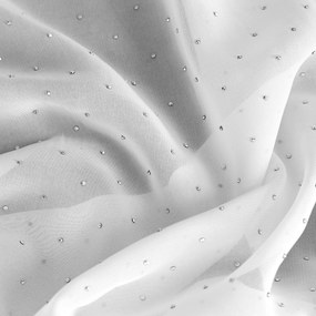 ZÁCLONA NA KRÚŽKOCH ARIADNA1 140X250 CM BIELA