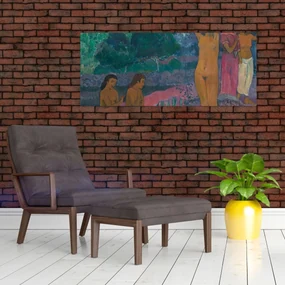 Obraz - Paul Gauguin, The Invocation, reprodukcia (120x50 cm)