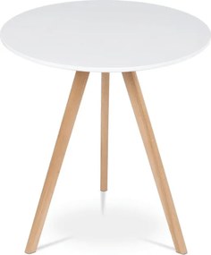 Jedálenský stôl DT-320 biely / naturálny