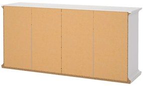 Biela nízka komoda 183x87 cm Paris – Tvilum