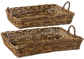 Ib Laursen Prútený kôš Unpeeled Willow Menší
