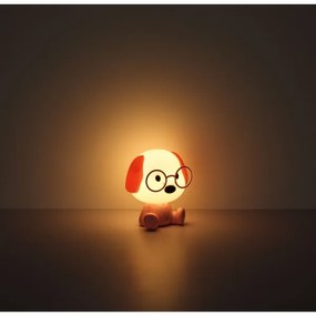 Globo 21761P - LED stmievateľná detská nočná lampa PUPPY 1W/5V 500 mAh ružová
