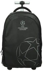 Školská taška koliesková UEFA Black 531417