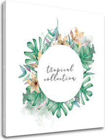 Obraz na stenu s textom Tropical collection
