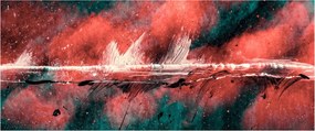 Obraz - Výbuch v petroleji (120x50 cm)