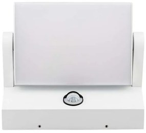 LED Vonkajšie nástenné svietidlo so senzorom LED/17W/230V 4000K IP65 biela