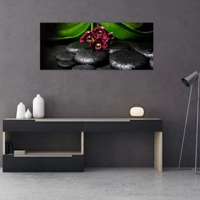 Obraz - Lávové kamene (120x50 cm)
