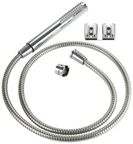 WENKO 81340100 - Sprcha DUO 170 x 2,7 cm, lesklý chróm/strieborná/šedá