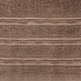 BAVLNENÝ UTERÁK JONAS SADA 6KS 50X90 CM HNEDÁ