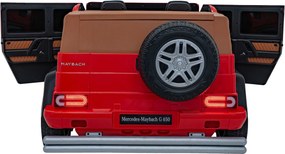 Ramiz Mercedes Benz MAYBACH G650 STRONG vozidlo Červená