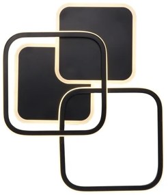 Leuchten Direkt 14117-18 - LED Stropné svietidlo SEVENT LED/36W/230V čierna