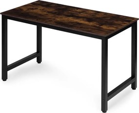 Počítačový stôl 120 x 60 cm – pracovný stôl do kancelárie a študentskej izby čierna