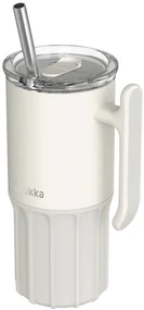 Nerezový termohrnček so slamkou Umi Ivory 720 ml