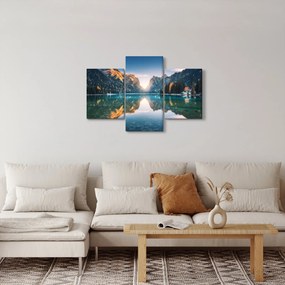 Obraz - Horské jazero (90x60 cm)