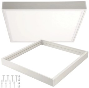 BERGE Prisadený rámček pre LED panely 60x60, plastový, 65mm