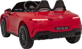 Elektrické autíčko Mercedes Benz AMG SL63 červené