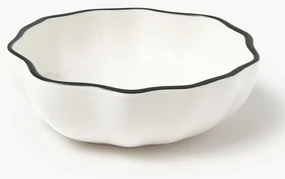 Porcelánové misky's vlnitým okrajom Bia, 4 ks