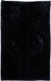 Multi-decor, Kúpeľňová predložka Chenille Velvet čierna, 60x90, čierna, kúpeľňa