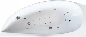 Rohová vaňa s masážou vírivky, ľavá, pravá, 150x75