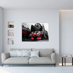 Stará lokomotíva - obraz