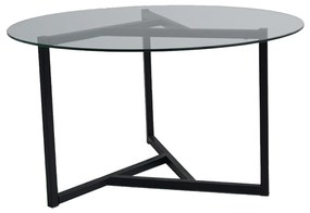 Konferenčný stolík Triola (transparentna čierna). Vlastná spoľahlivá doprava až k Vám domov. 1062840