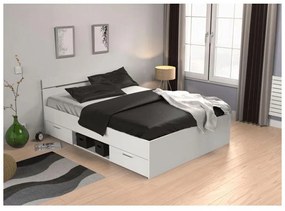 Tempo Kondela Posteľ, 140x200, biela, MICHIGAN NEW