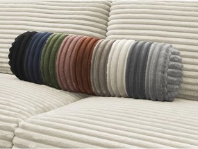 Béžová menčestrová pohovka na každodenné spanie/rozkladacia 240 cm Hugo – Bobochic Paris