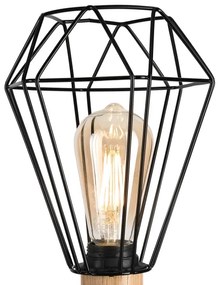 Brilagi - Stolná lampa WOODY BASKET 1xE27/60W/230V dub