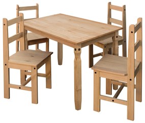 idea Jedálenský stôl 16116 + 4 stoličky 1627 CORONA 2