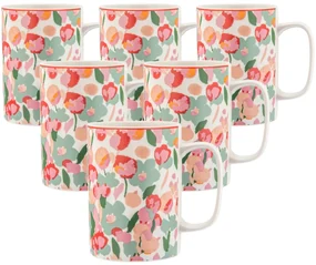 Altom Porcelánový hrnček Grace 380 ml, sada 6 ks