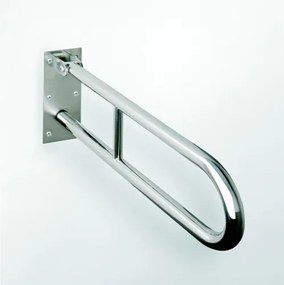 Bemeta Design HELP: Madlo, 900 mm, v tvare U, sklopné, bez krytky, nerez, lesk - 301102901