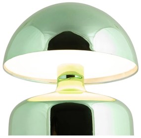 Svetlozelená LED stolová lampa s kovovým tienidlom (výška 14 cm) Impetu – Leitmotiv
