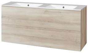 Mereo Mereo, Aira, kúpeľňová skrinka s keramickým umývadlom 121 cm, MER-CN723