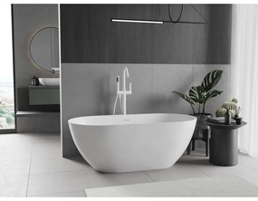 Mexen Rimini, voľne stojaca vaňa z konglomerátu 150 x 75 cm, biela matná, 57241507500