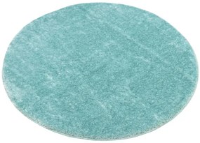 Kúpeľňový koberček Malmo tyrkysový, kruh