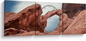 Obraz - Nevada (s hodinami) (90x30 cm)