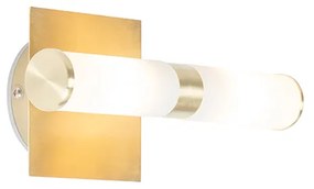 Moderná nástenná lampa do kúpeľne zlatá IP44 2-svetlá - Bath