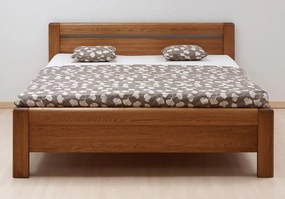 BMB ADRIANA KLASIK - masívna dubová posteľ 160 x 220 cm, dub masív
