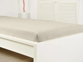 Jersey plachta ALVORA 180x200 cm béžová