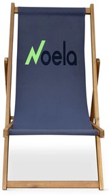 Plážové skladacie kreslo NOELA antracit