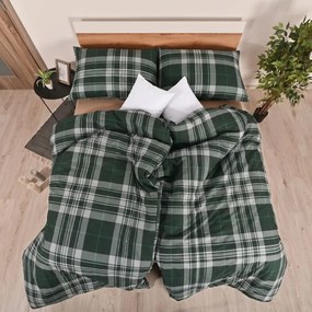 Flanelové obliečky Plaid Green EMI