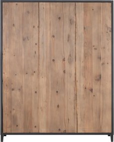 Policový regál / knižnica s kovovou konštrukciou Industrial - 165*40*216cm