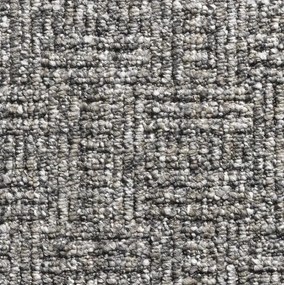 Spoltex, Metrážny koberec Optik 17 šedý, na mieru, šíře 4m,5m, šedá, filc, obývacia izba