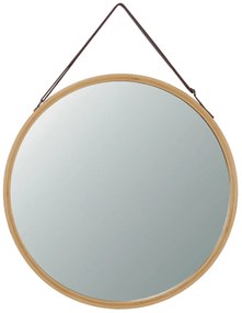 Nástenné zrkadlo B053 NAT, bambus