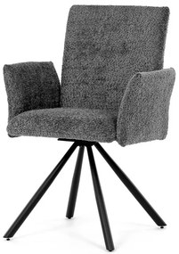 Autronic BONTEC Jedálenská stolička, krémová, látka bouclé, DCH-W1117 CRM2 Farba: Šedá