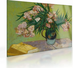 Sklenený obraz - Vincent van Gogh, Oleanders, reprodukcia (70x50 cm)