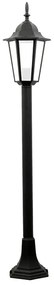 PLX Vonkajšia stojacia lampa MONTREAL, 1xE27, 60W, 96,5cm, čierna