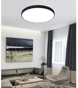 LED stropné svietidlo Top Light 60W 6000lm 3000-6500K čierne s diaľkovým ovládaním