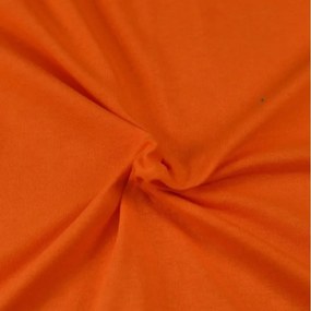 Jersey prestieradlo Oranžové 60x120 cm